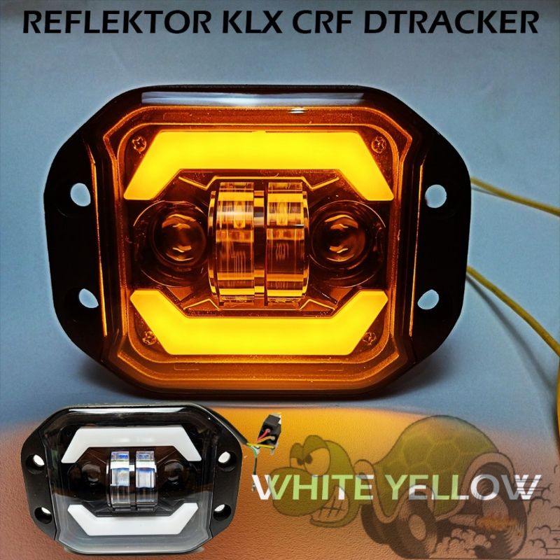 Lampu Depan Led Reflektor Klx Crf Lampu Tembak Sorot Daymaker Headlamp Klx Crf Pnp Lampu Motor 2 in 