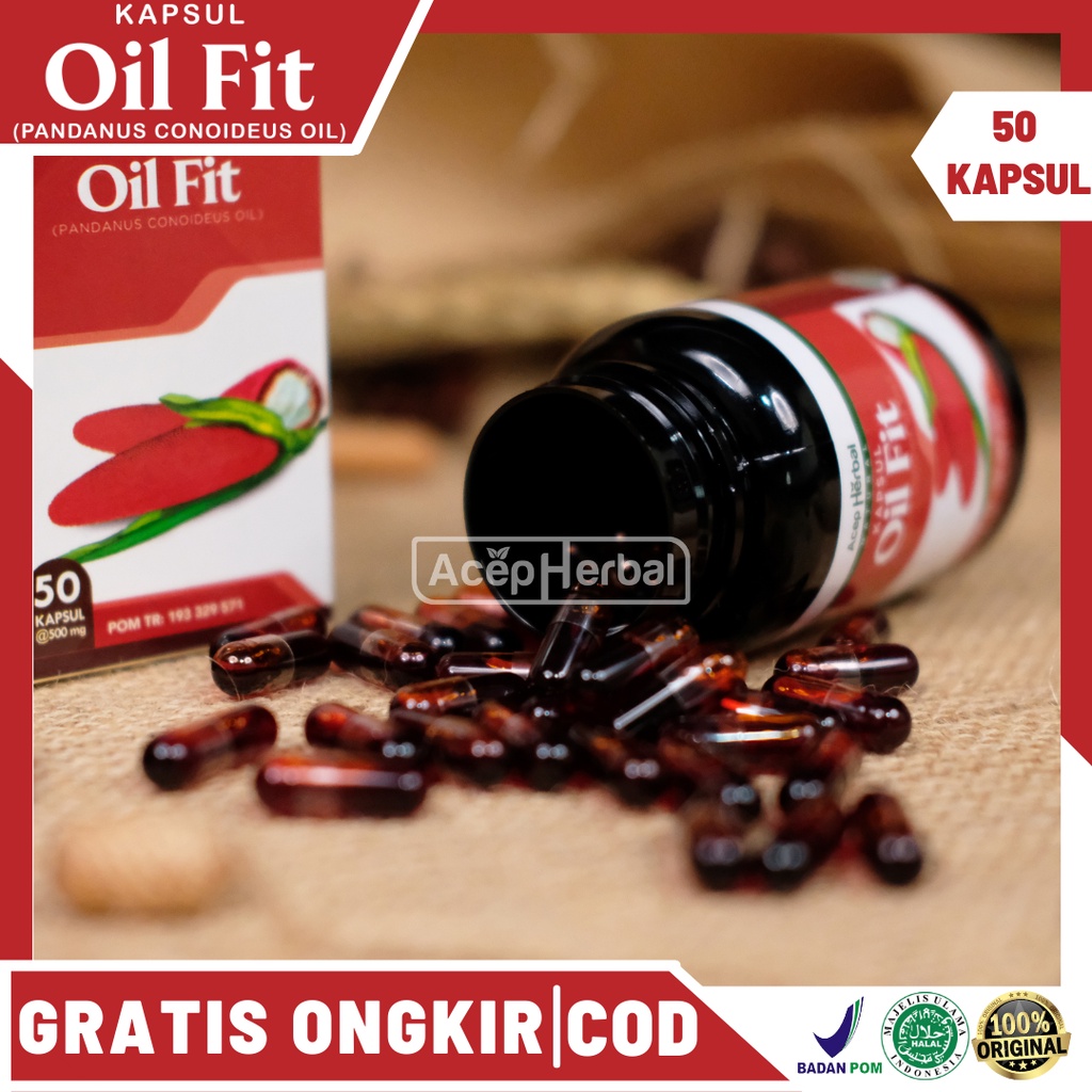Obat Jantung Berdetak Cepat - Obat Jantung Berdebar Kencang - Jantung Berdebar Debar - Sakit Jantung - Nyeri Dada Sebelah Kiri - Gangguan Irama Jantung - Sesak Nafas - Jantung Lemah Bengkak - Jantung Koroner - Oil Fit Kapsul Buah Merah Papua Original BPOM-6
