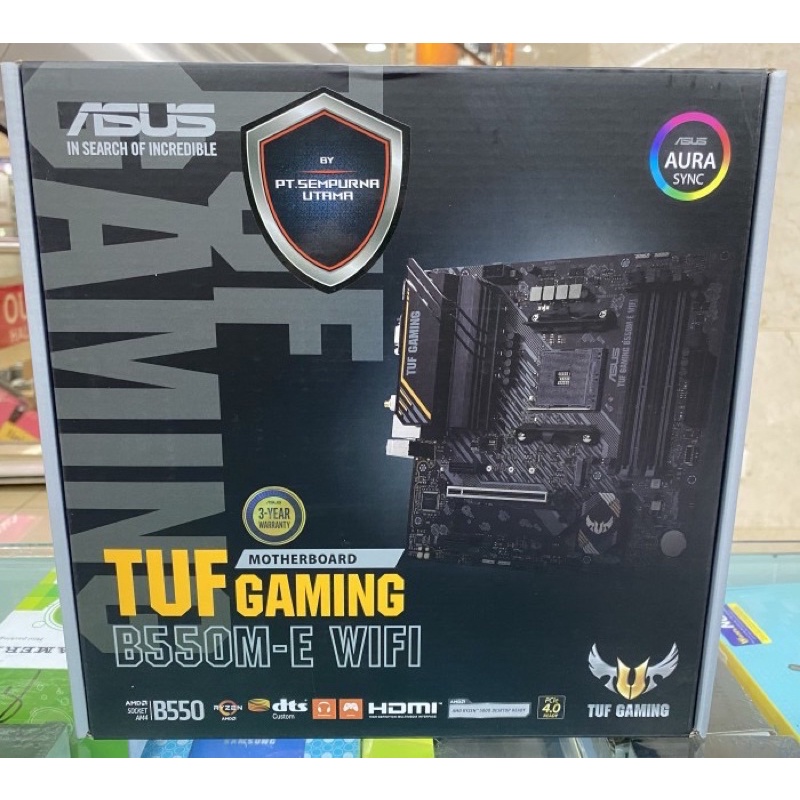 MOTHERBOARD ASUS TUF GAMING B550M-E WIFI
