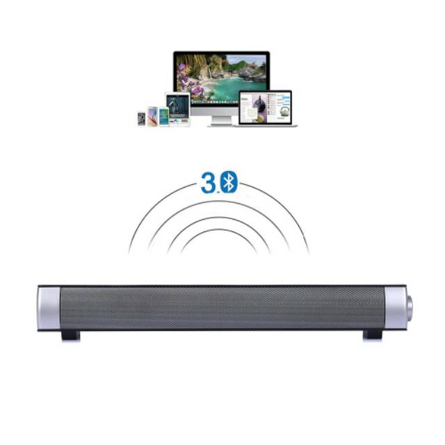 Portable Bluetooth Soundbar Home Theater with Remote Control