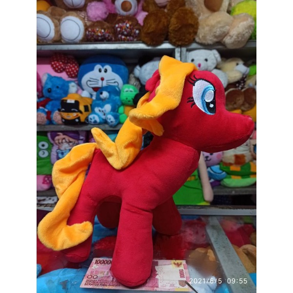 Boneka My Litle pony M &amp; L Pinkie pie Rainbow dash Twilight sparkle Apple jack Rarity Mainan.