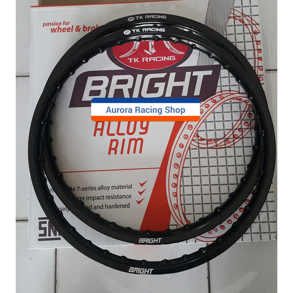 Velg TK Bright Set [120/140- 17] Warna Black