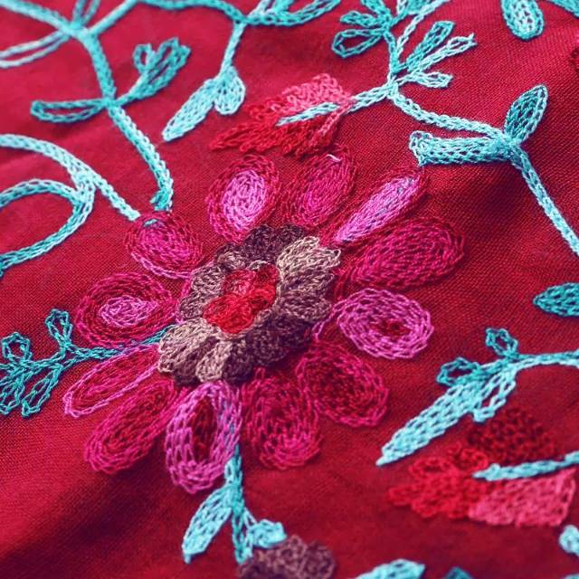 Pasmina import bordir dan gamis bahan lembut katun linen