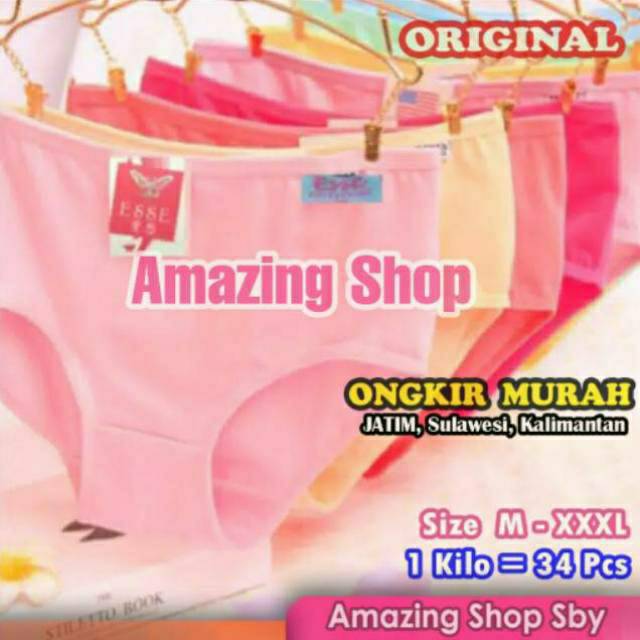  CD ESSE Celana  Dalam Wanita  Polos merk  Esse Murah 