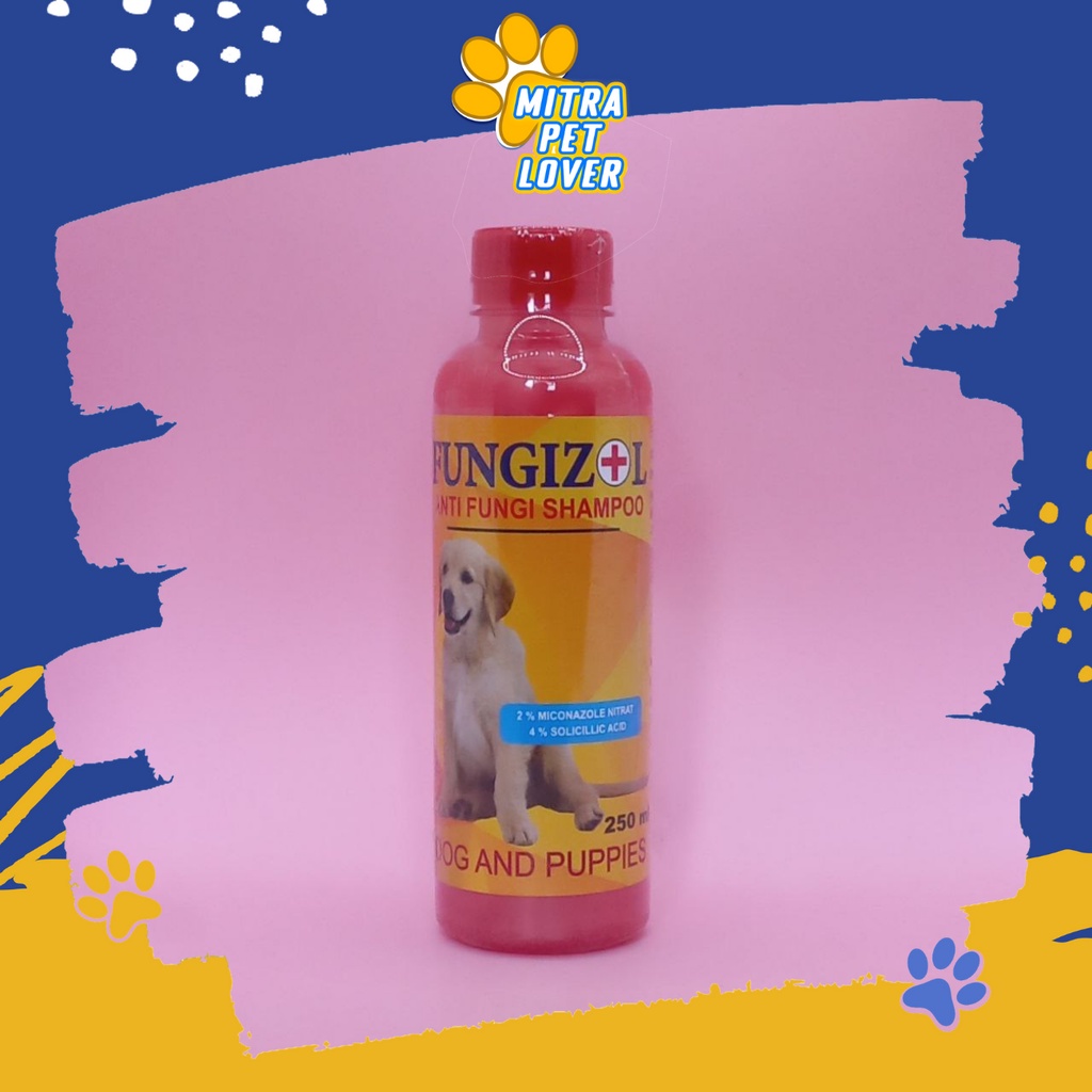 SAMPO ANTI JAMUR UNTUK ANJING - FUNGIZOL DOG SHAMPOO 250ML ORIGINAL - LEMBUT WANGI SEHAT CEGAH SAKIT KULIT MENGHALUSKAN MELEMBUTKAN BULU - MURAH TERMURAH - PET HEALTHCARE AND VETERINARY TAMASINDO OBAT DAN VITAMIN HEWAN BINATANG PELIHARAAN MITRAPETLOVER