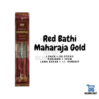 Hio Dupa Red Bathi Maharaja Gold by Darshan