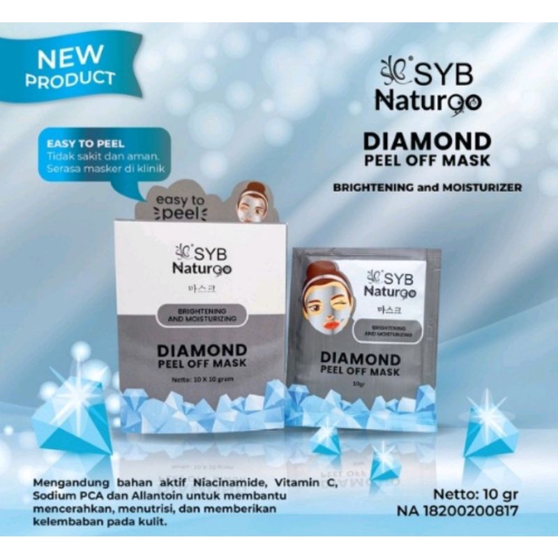 OliveShop ❤️ SYB Peel Off Mask 10gr NATURGO Masker Wajah Sachet