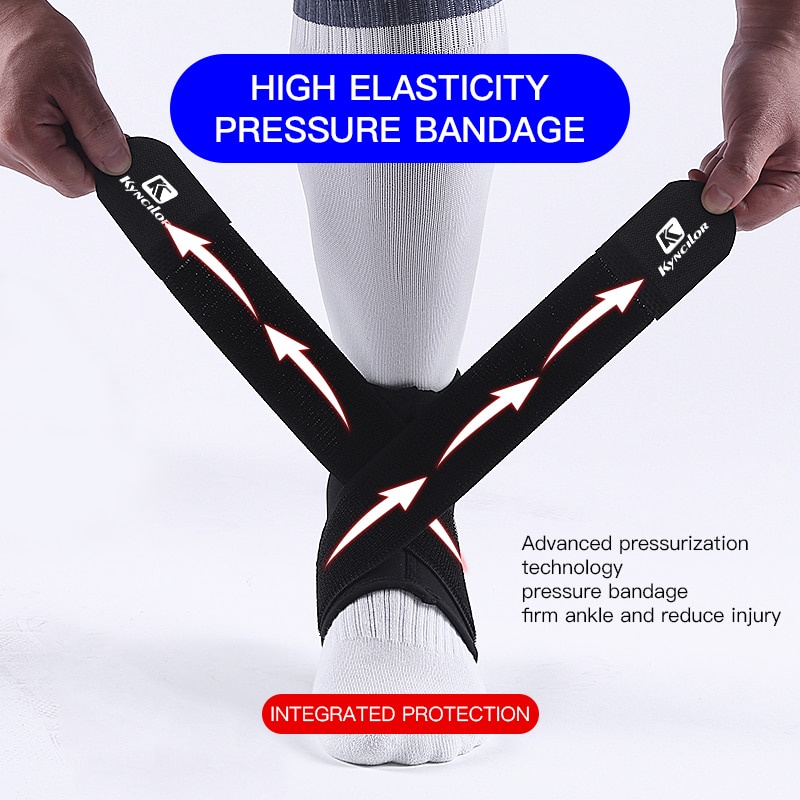 3d Compression Ankle Strap Gym Ankle Support Brace Basket Voli Kebugaran Pelindung Tumit Olahraga Ankle Brace