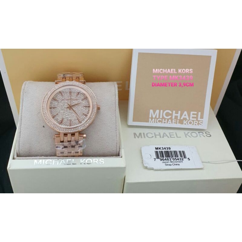MICHAEL KORS MK 3439 JAM TANGAN WANITA GRATIS BOX ORI