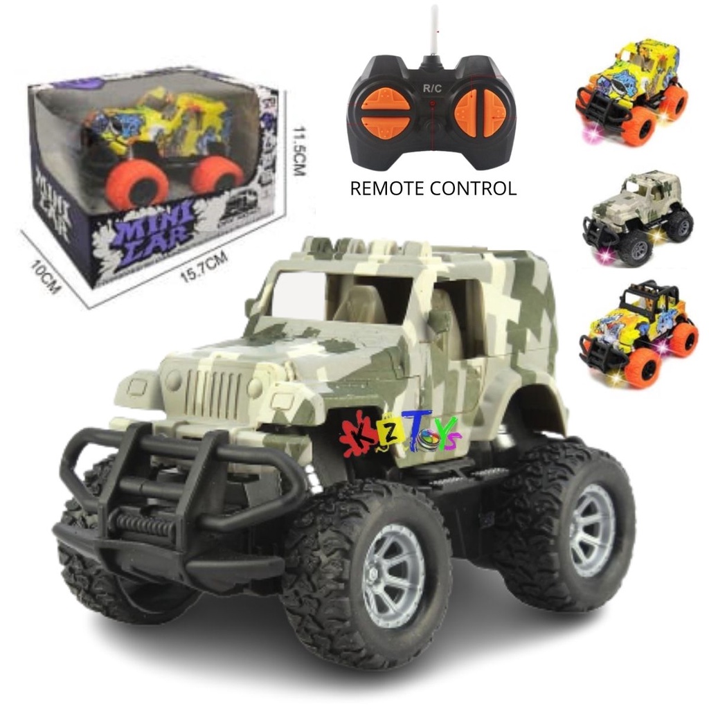 MAINAN MOBIL REMOTE CONTROL - RC JEEP ROCK CRAWLER