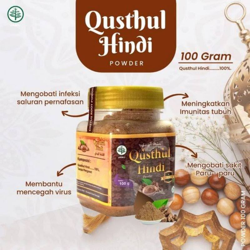 

qusth hindi qusthul al hindi serbuk 100gr qustul kusnul / Qisthnul