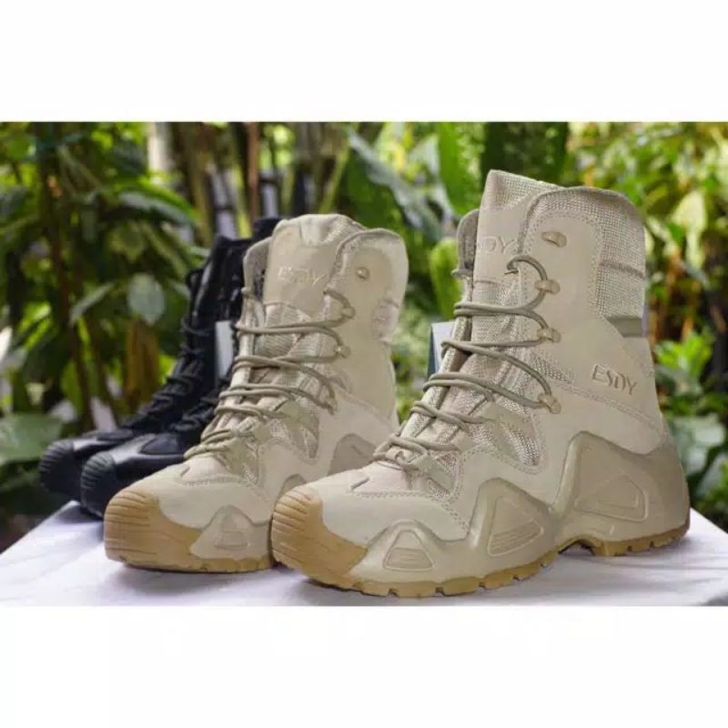 SEPATU BOOTS TACTICAL ESDY 8"  OUTDOOR GUNUNG