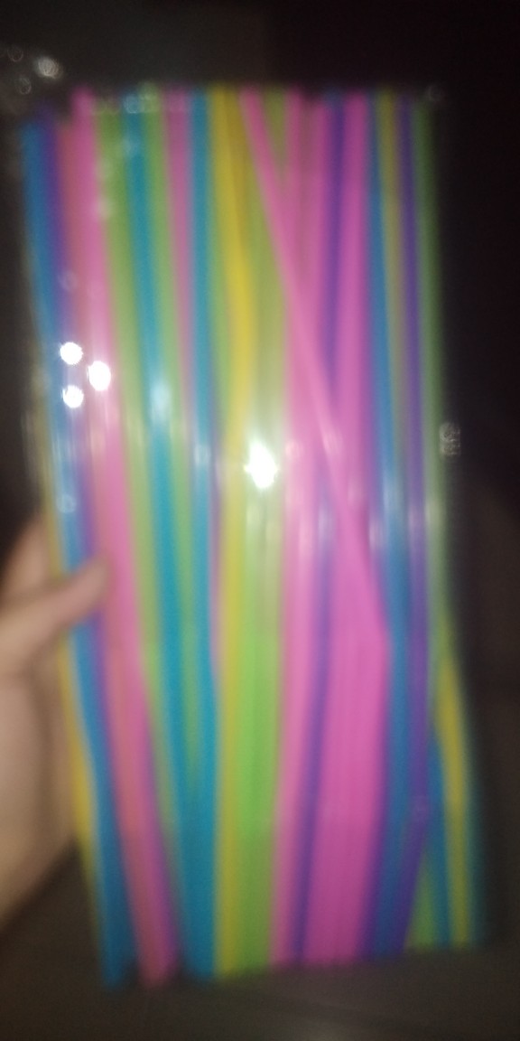 Sedotan Ulir Creative Straw Isi 100pcs Warna Warni