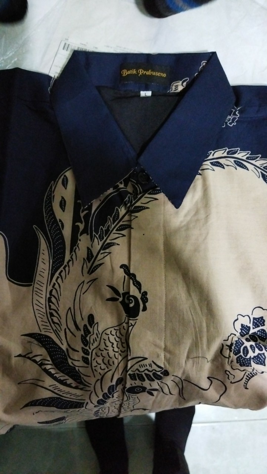 Kemeja Batik Pria Cendrawasih Full Furing