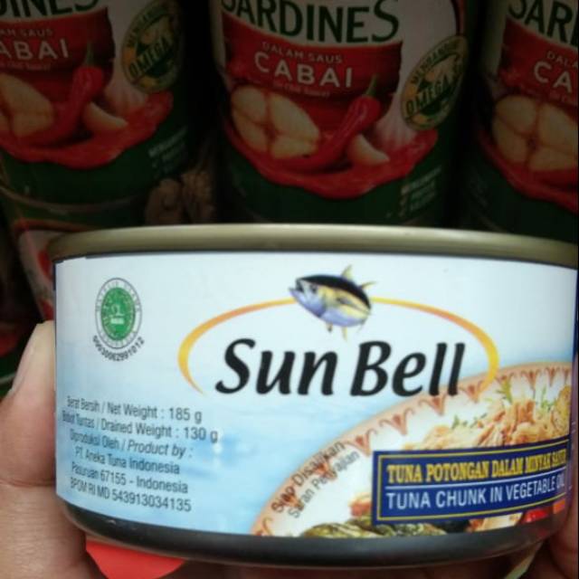 

Sun Bell Tuna Potongan 185gr