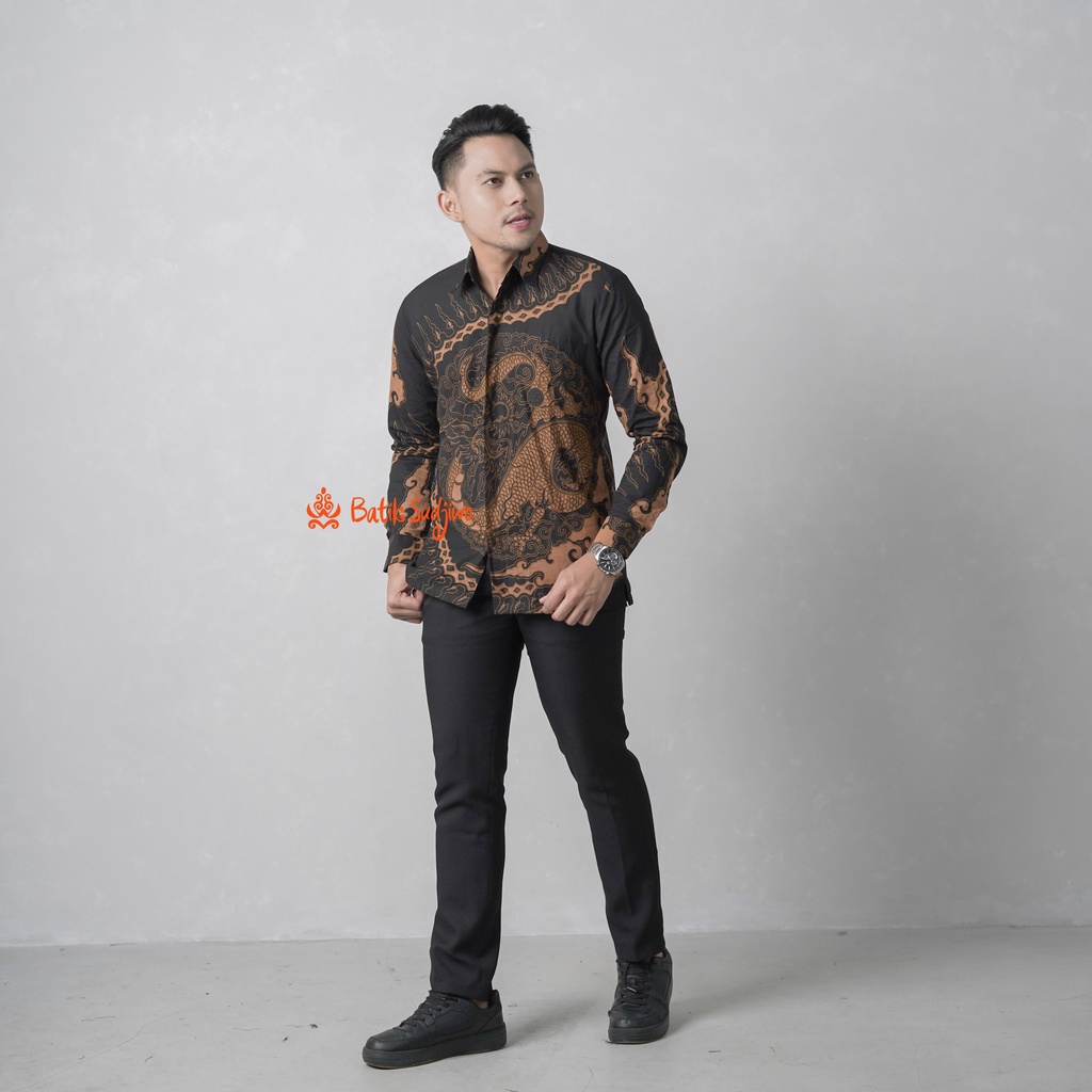 Atasan Kemeja Batik Pria Regular 1038