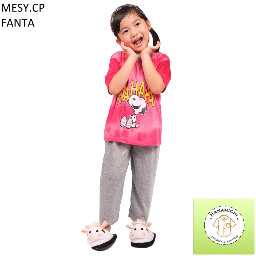 Hanamichi MESY.CP Baju Tidur Anak Lengan Pendek