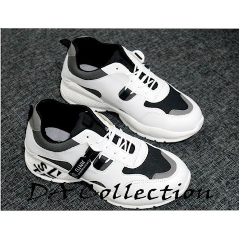 [New] [BG115] Sepatu Cewek Cowo Kekinian Korean Style kpop Spatu Pria Wanita Masa kini Casual Shoes SNIKERS NO 39 40 41 42 43 SEPTU SAPATU SNEAKER SNEAKERS SNIKER-Putih