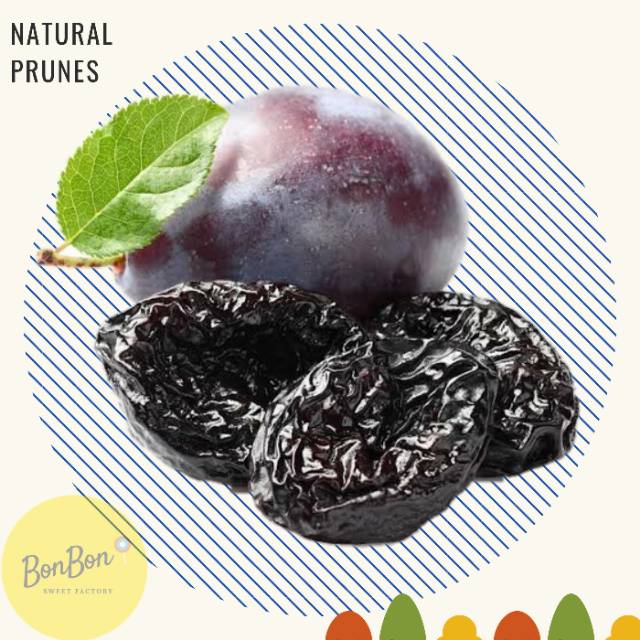 

Buah Plum Natural / Manisan Plum Basah Hitam / Pitted Prunes Prune