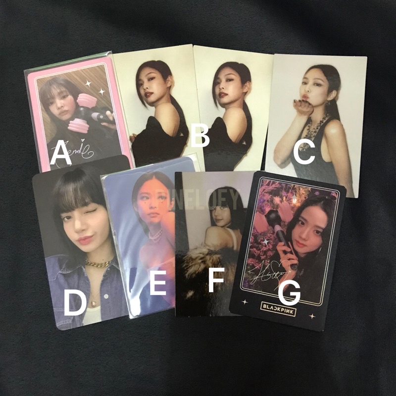 photocard pob jennie the album pob lightstick jennie jisoo v2 lisa the album jennie hylt lisa