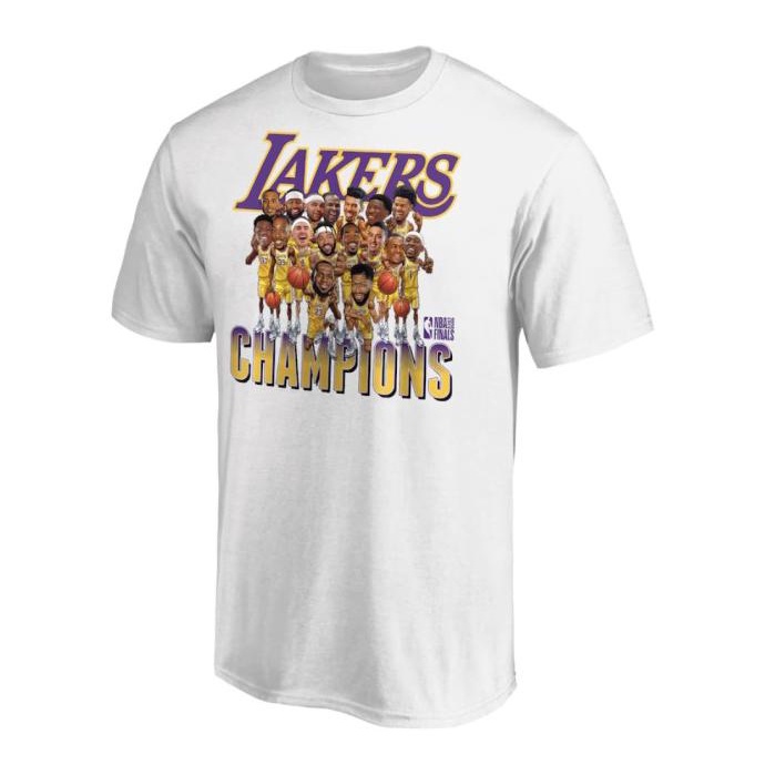 algifaruu - Lakers final champion 2020 team caricature tshirt / kaos lakers - XS