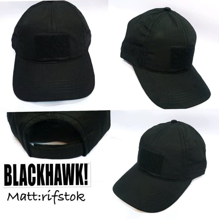 Topi Tactical - Topi Lapngan - Topi Army - Topi BDU Hitam