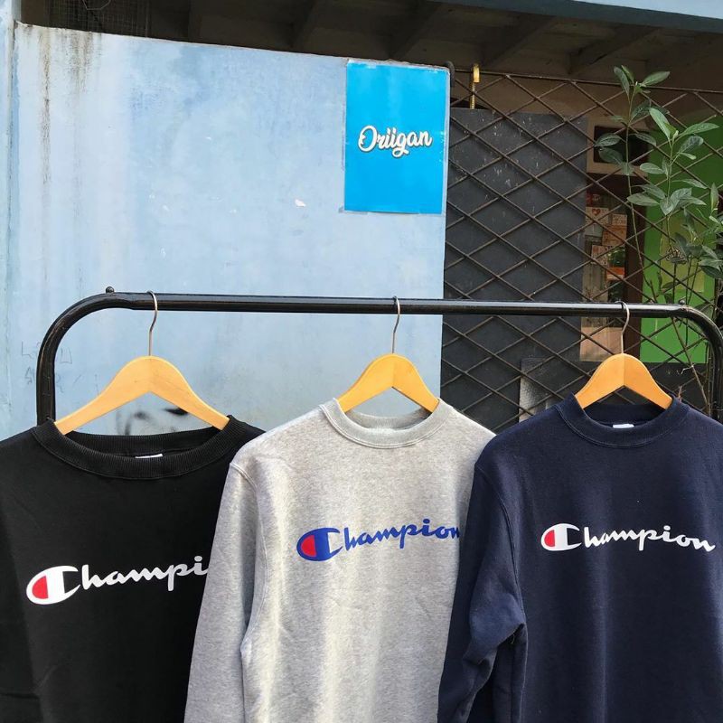 [FOTO ASLI ]CREWNACK CHAMPION /SWEATER CHAMPION /SWEATER CHAMPION ORIGINAL/CHAMPION/JAKET/COD