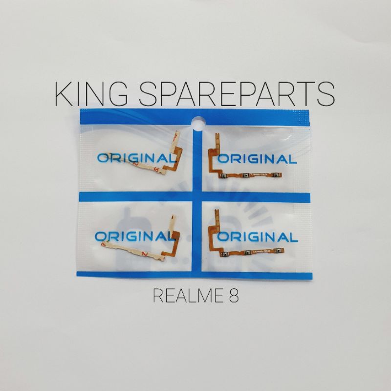 FLEXIBLE FLEXIBEL FLEKSIBEL OPPO REALME 8 ON OF OFF VOLUME ORIGINAL