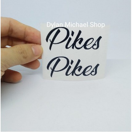 Cutting Sticker Frame Sepeda Pikes