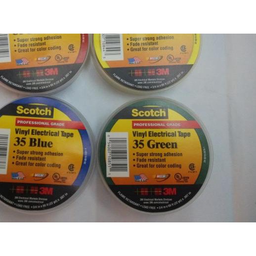 

♚ 3M Scotch 35 Isolasi 3M Scotch 35 Vinyl Electrical Tape ♖