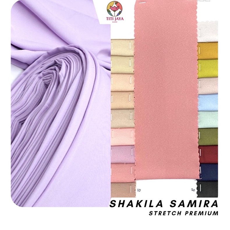 (TREND)Kain Rok Blus SHAKILA SAMIRA STRETCH ORIGINAL Shakilla Sakila Sakilla Melar Lady Zara Spandex