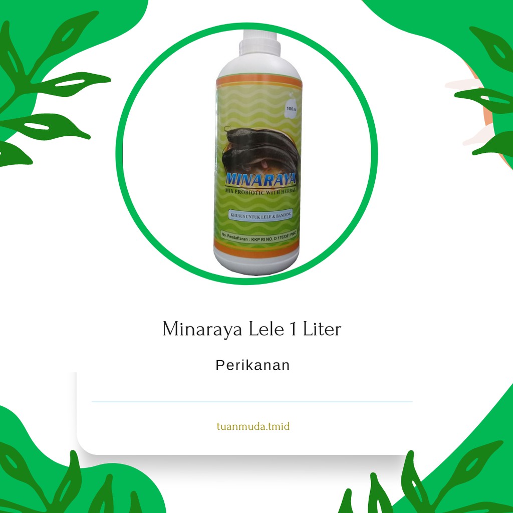 Minaraya Ikan Lele Kemasan 1L - Probiotik Ikan Lele - Penambah Nafsu Makan pada Ikan Lele