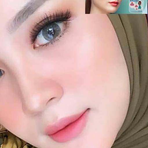 ✸ GREY MINUS NEWBLUK SOFTLENS 15mm + GRATIS TEMPAT SOFLEN -0.50 sd -5.50 - -4.25 ♢
