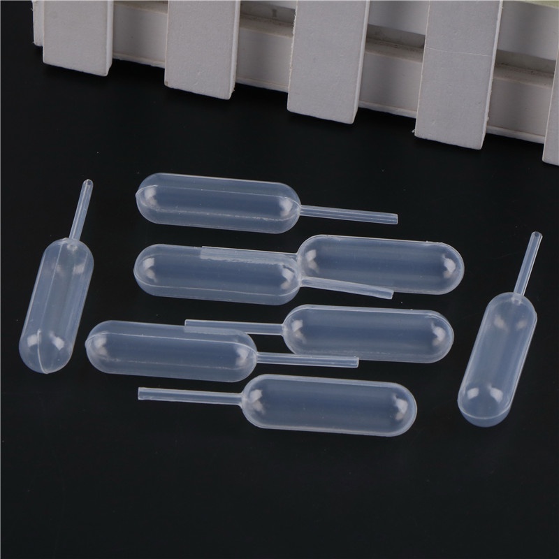 100 Pcs Pipet Transfer Sekali Pakai Bahan Plastik Ukuran 4ml