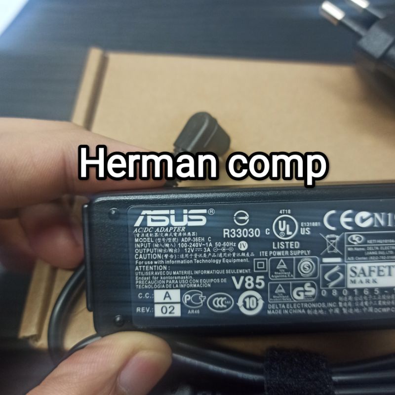 Original Adaptor Asus Eee PC 900 1000 1000H 1000HA S101 S101H