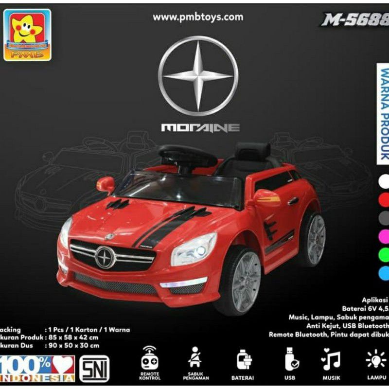 Mainan Mobil Aki Anak PMB M-5688 PMB Toys
