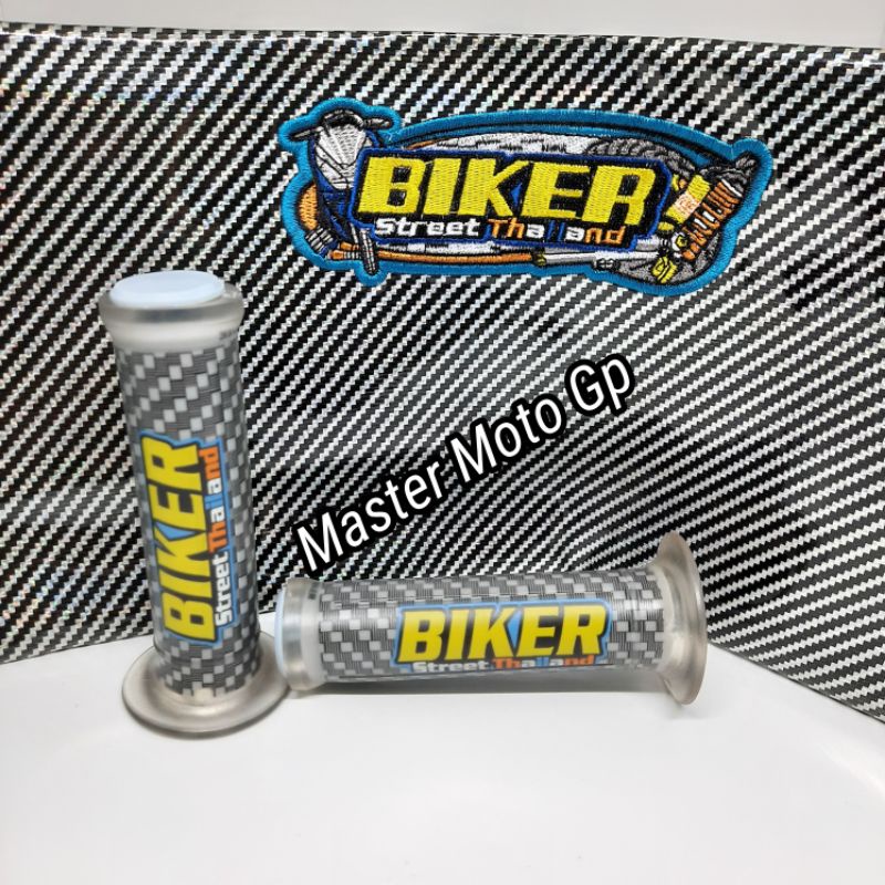 Kulit jok carbon biker Hangrip Carbon biker handfat Grip &amp; jok karbon street thailand