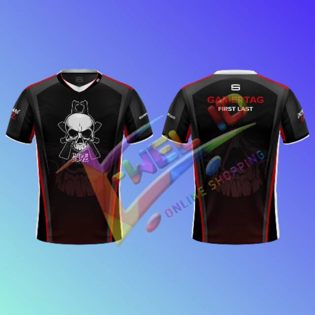 Jersey custom baju gaming