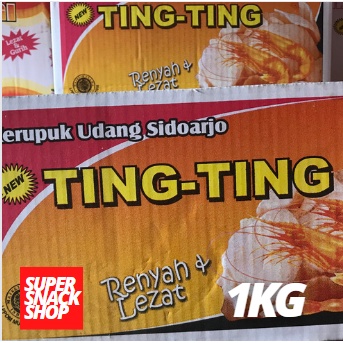 KERUPUK MEKAR MENTAH / KRUPUK KERING / KERIPIK KERUPUK UDANG TINGTING SIDOARJO 1 KG