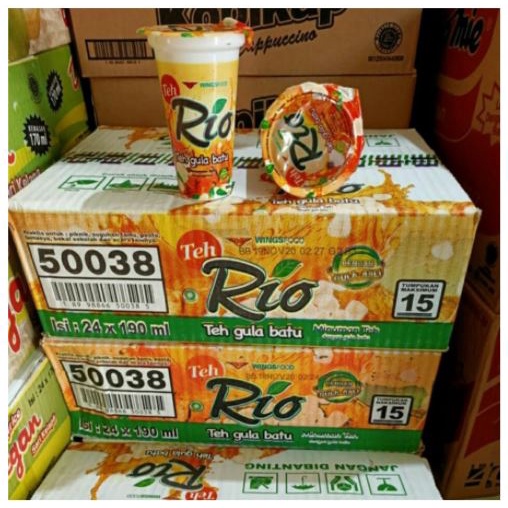 

Teh Rio Gelas 1 Dus isi 24 Cup 190ml MURAH