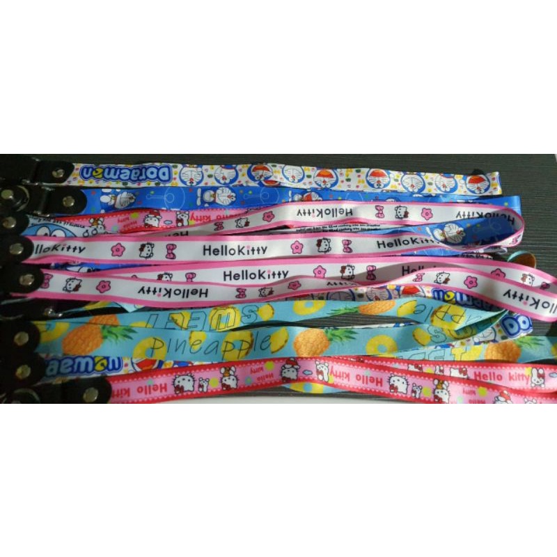 TALI GANTUNG HP STRAP HP HELLOKITTY/DORAEMON/PINEAPLE
