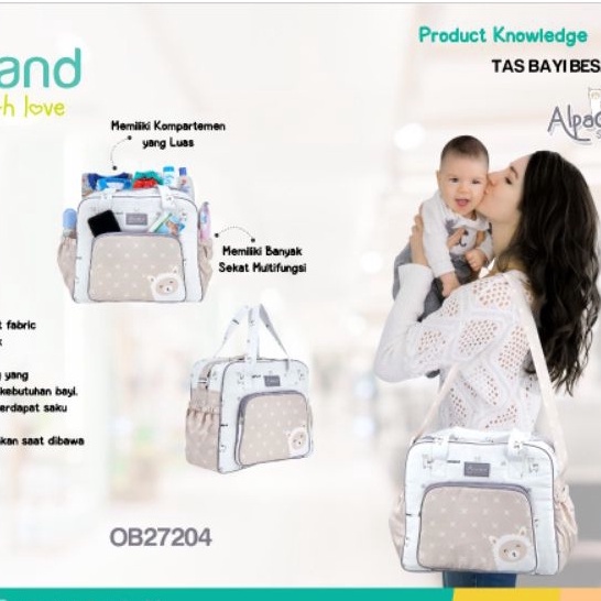 Omiland Tas Bayi Besar Alpaca Series -JB