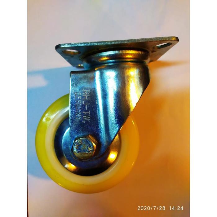 Roda Troli Trolley Gerobak Lori Nilon Nylon 3 inch Hidup RHJ German