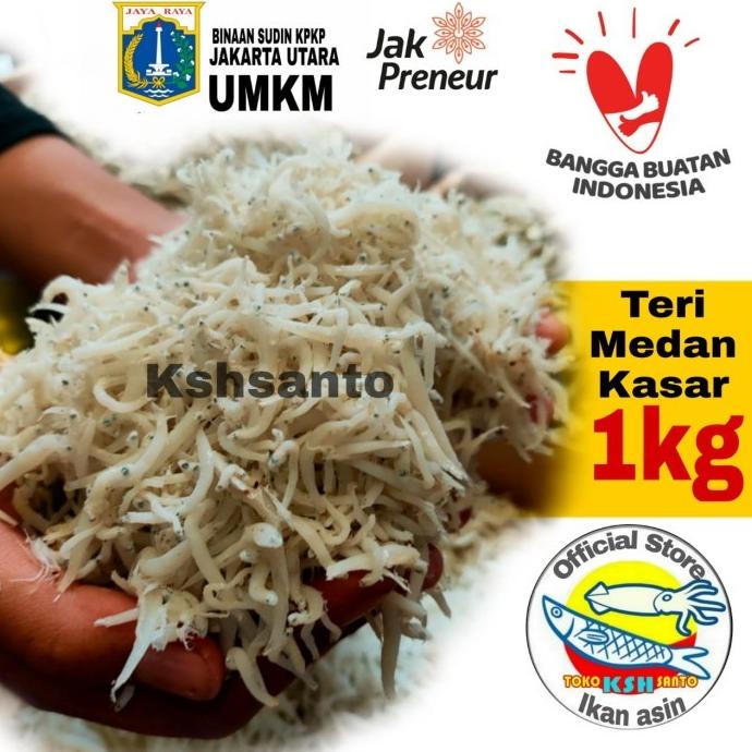 

IKAN ASIN TERI NASI KASAR 1KG FCDF6565