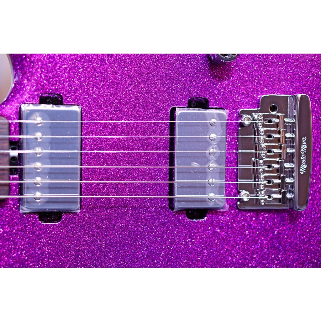 Ernie Ball Music Man Luke III HH - Fuchsia Sparkle H00946