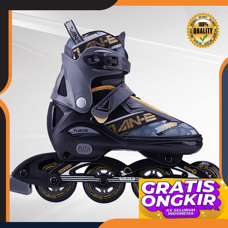 Sepatu Roda Dewasa Soft Swan roller skates roller skates children's adult roller skates straight row
