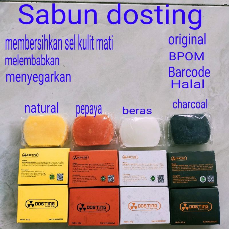 Sabun dosting bpom