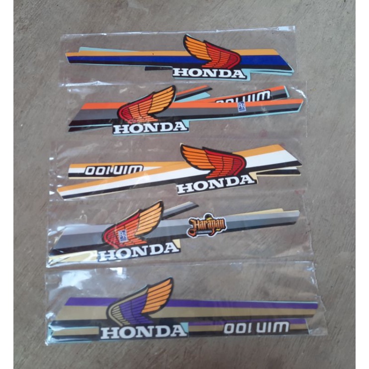 striping list Honda win 100  striping stiker Honda win bagus