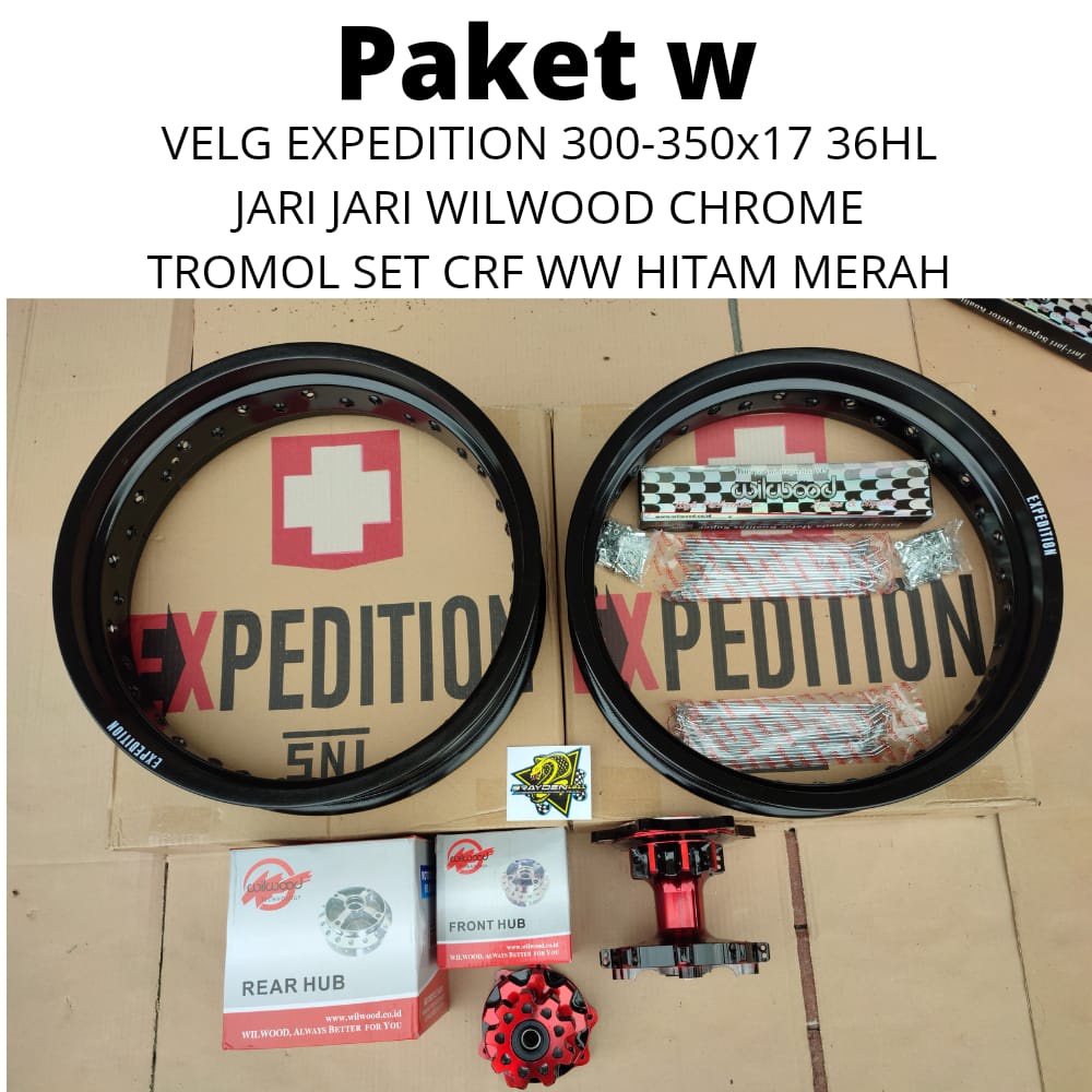 whellset supermoto CRF 300-350/whellset crf/vleg set crf expedition