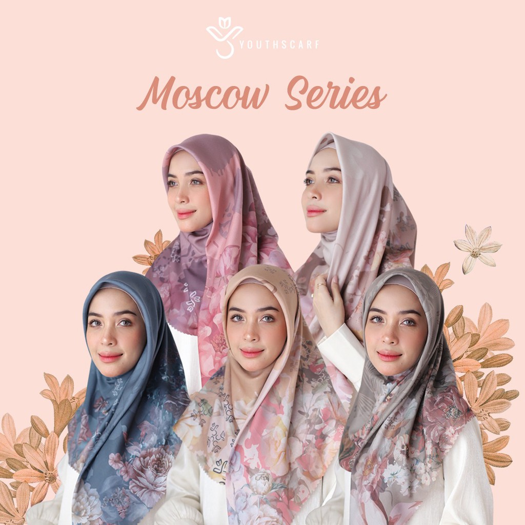 Jual Youthscarf - ( MOSCOW SERIES) - Hijab Printing - Hijab Segiempat ...